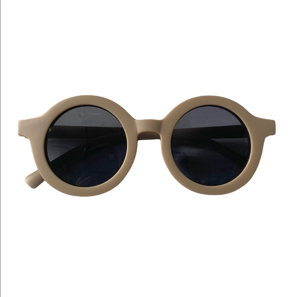 Zara Kids Recycled Plastic Cocoa Brown Unisex Sunglasses UV 400 Protection NEW